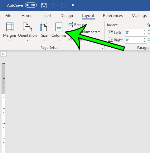attach a column together in word for mac